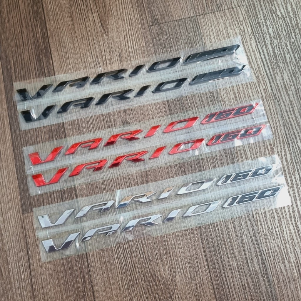 [NEW] TEM CHỮ VARIO 160 NỔI DÁN TRANG TRÍ DÒNG XE VARIO 160 NHƯ TEM ZIN CAO CẤP