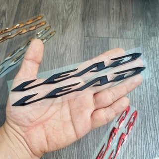 Tem chữ lead nhưa nổi dán trang trí cho dỏng xe laed 2017 đến 2023 cao cấp như tem zin