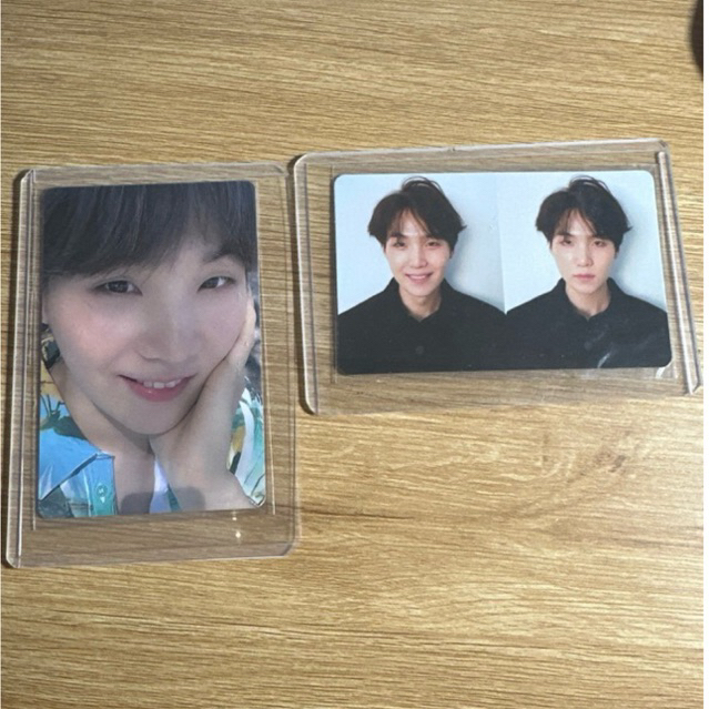 card ảnh thẻ yoongi bts chính hãng