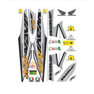 Tem rời xe wave 100 và 50cc mẫu Nice,tem 4 lớp chống nước