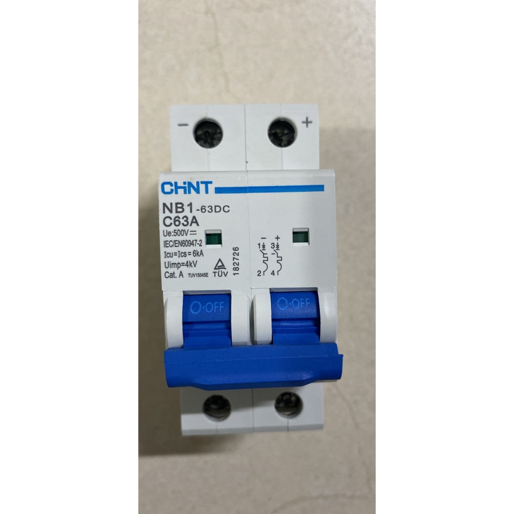 [CHint)] Aptomat bảo vệ mạch DC mã NB1-63dc  2P 40A,63A,-DC đồng giá hàng chất lượng cao