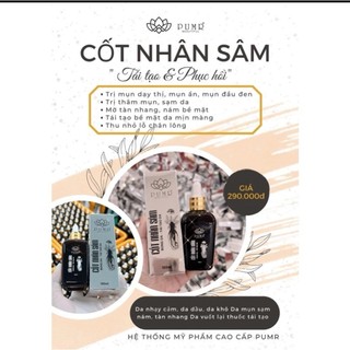Combo cốt sâm + kem face pumr
