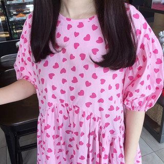váy hồng babydol