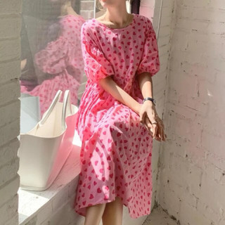 váy hồng babydol
