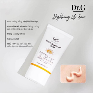 Kem chống nắng nâng tone trắng hồng Dr G