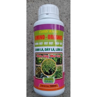 Phân bón vi lượng Combi Amino Ga3 Navas 500ml bung đọt, mập đot, xanh lá,lớn lá, dày lá khỏe cây