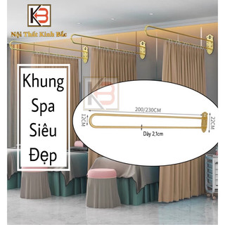 Phụ Kiện khung rèm spa, giá treo rèm spa chắc chắn