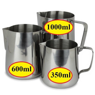 Ca đánh sữa inox có vạch chia 350ml - 550ml - 900ml Chuẩn inox