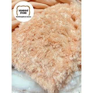 🔥 Vải Lông Xoáy may gấu bông Capybara outfit Labubu Doll băng đô scrunchies vỏ gối ghế lười bọc sofa đệm ngồi nệm chó