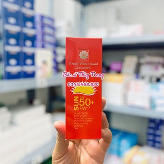 Kem chống nắng và dưỡng trắng da Tenamyd Fresh White Sand SPF50+, PA++++ - Tuýt 50 gram