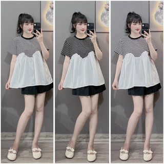 Áo bầu Công sở Chất Thô