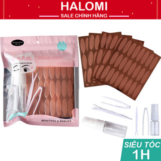 Kích mí lưới tàng hình Dream Kiss dán bằng nước tiện lợi 3 size kích mí tự nhiên không lộ HALOMI