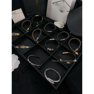 Vòng tay da lv, Vòng tay thời trang nữ, Vòng tay da sang chảnh