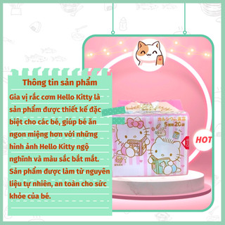 Gia vị rắc cơm Hello Kitty cho bé 20 gói nhỏ hương cá bào rong biển