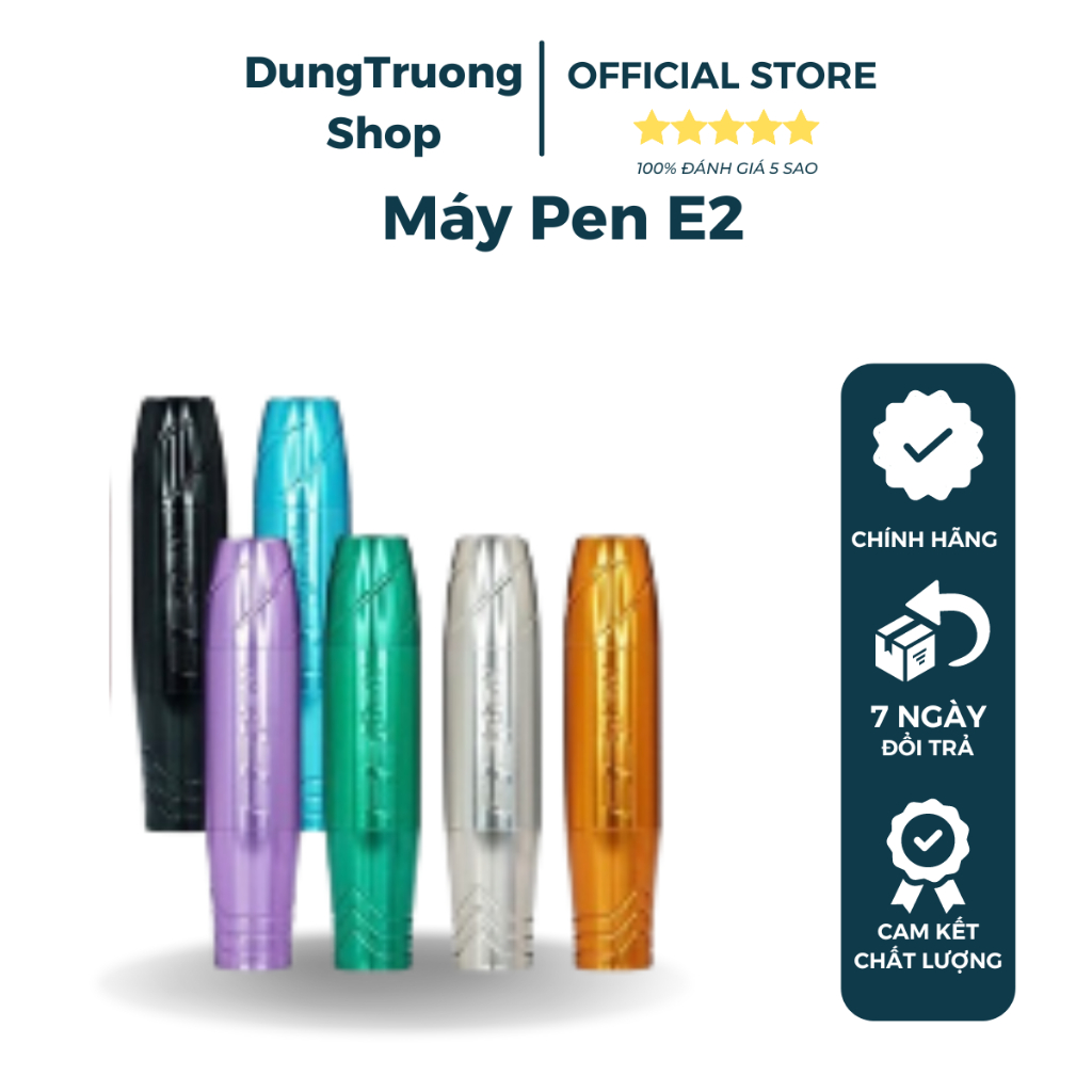 Máy Pen E2 Phun Xăm Môi Chính Hãng, Máy Pen Mini TATTOO Bảo Hành 6 Tháng