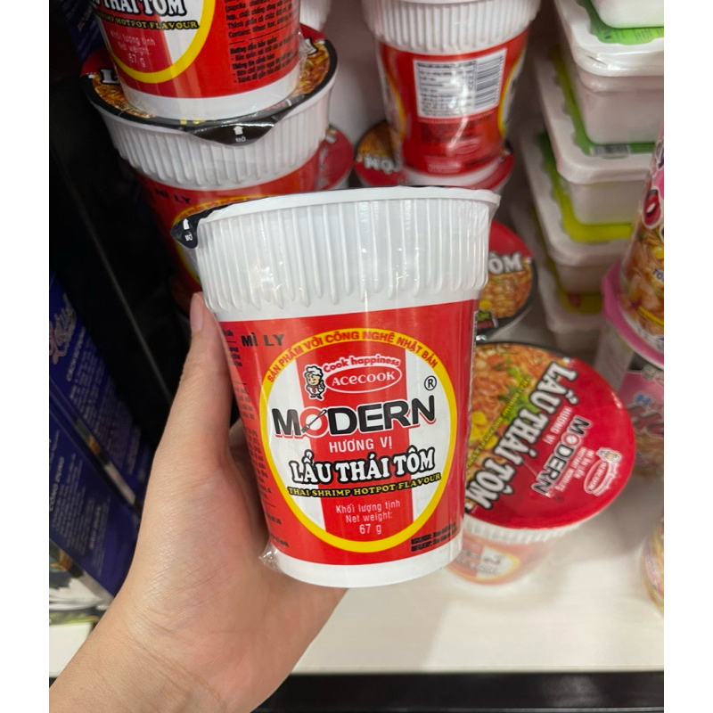 MÌ CỐC MODERN LẨU THÁI TÔM 65G