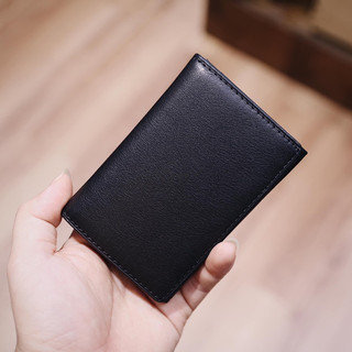 Ví gấp mini đựng thẻ card da thật