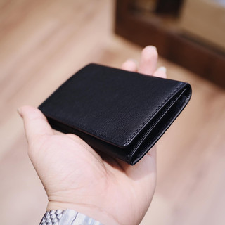 Ví gấp mini đựng thẻ card da thật
