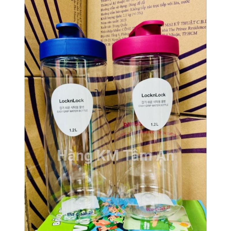 BÌNH NƯỚC NHỰA CAO CẤP LOCK & LOCK 1,2L