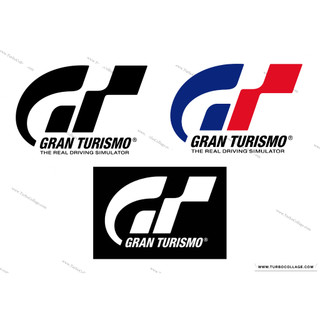 Hình dán logo Gran Turismo, hình dán sticker xe đua Gran Turismol hình dán laptop