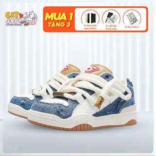 Ac303- giày cat&sofa denim 2023 sneaker