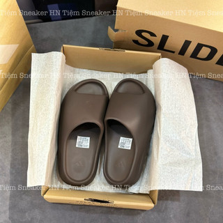 Dép Yz slide vân nhám Adidas_Yz Slide Soot Tặng Tất