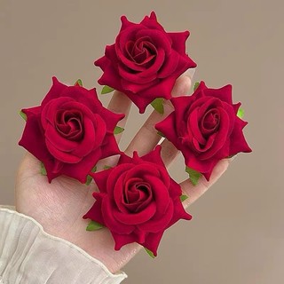 Kẹp tóc nơ mini trắng xinh xắn vintage kiểu dáng công chúa kẹp nơ tiểu thư - kẹp mỏ vịt