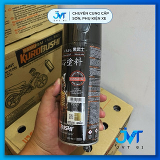 Sơn xịt Samurai Y9595 đỏ mờ/nhám 400ml - Nên sơn trên nền bạc 124 để ra màu chuẩn