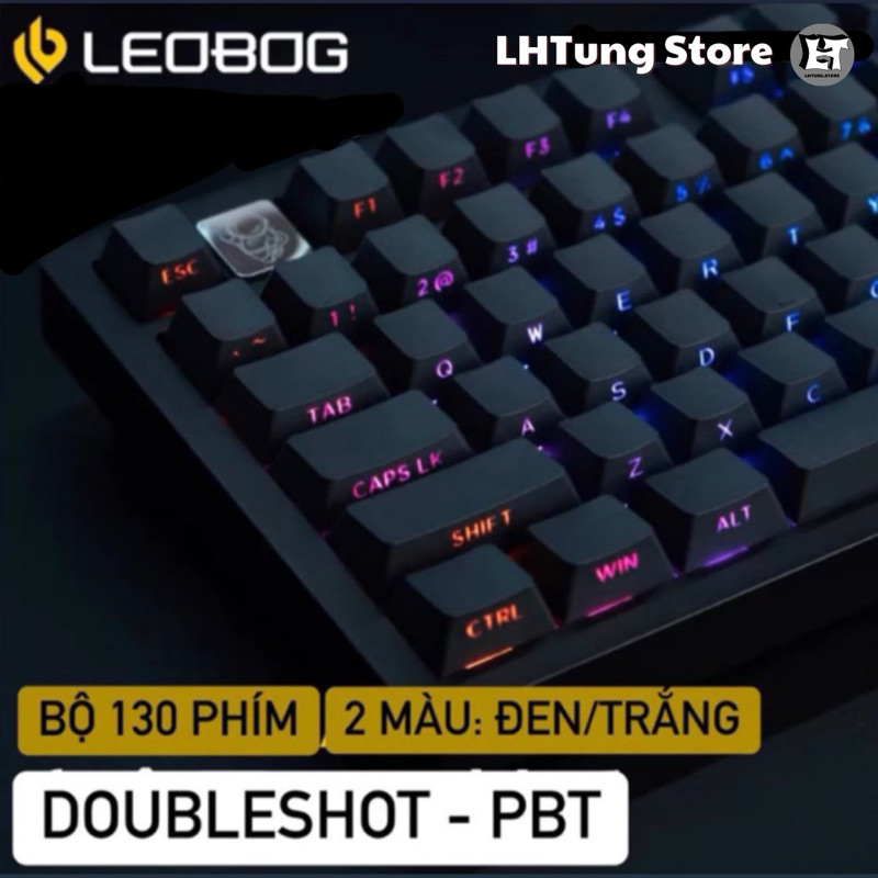 [Hàng Có Sẵn/Freeship] KEYCAP LEOBOG A25 CHERRY PROFILE | PBT DOUBLESHOT XUYÊN LED