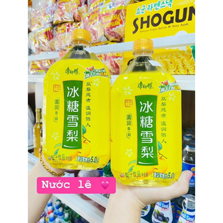 Nước lê, nước đào chai 1 lít