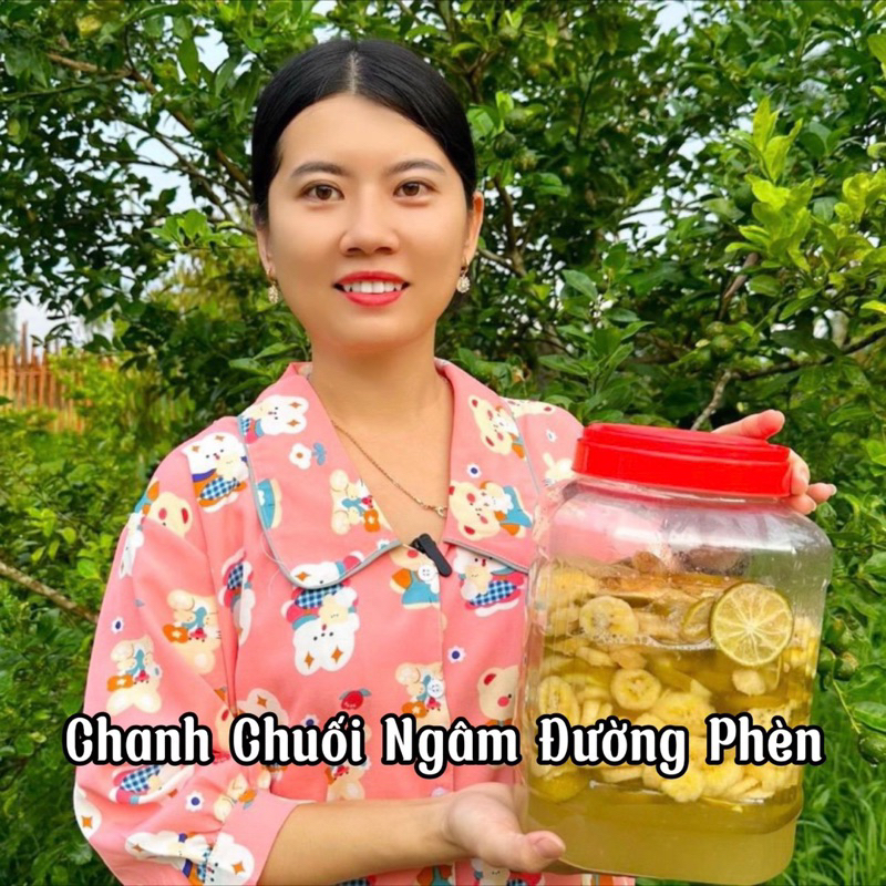 Chanh Chuối Ngâm Đường Phèn