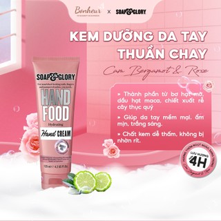 Kem dưỡng tay Hand Food Hydrating Hand Cream hương nước hoa cấp ẩm làm mềm tay Soap & Glory 125ML