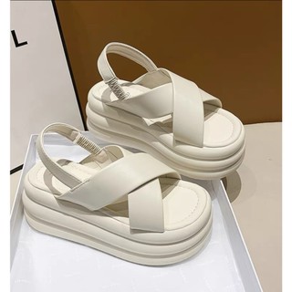 (VIDEO) Sandal Nữ Quai Da mềm 7cm Hàng qccc Loại 1