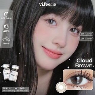 Kính áp tròng - lens nâu khói cloud brown i-one lens-vf lens