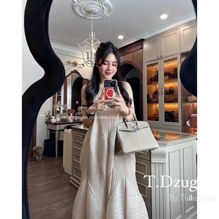 [Sẵn Ship] Váy dập ly sóng siêu đẹp Kim Anh Bùi