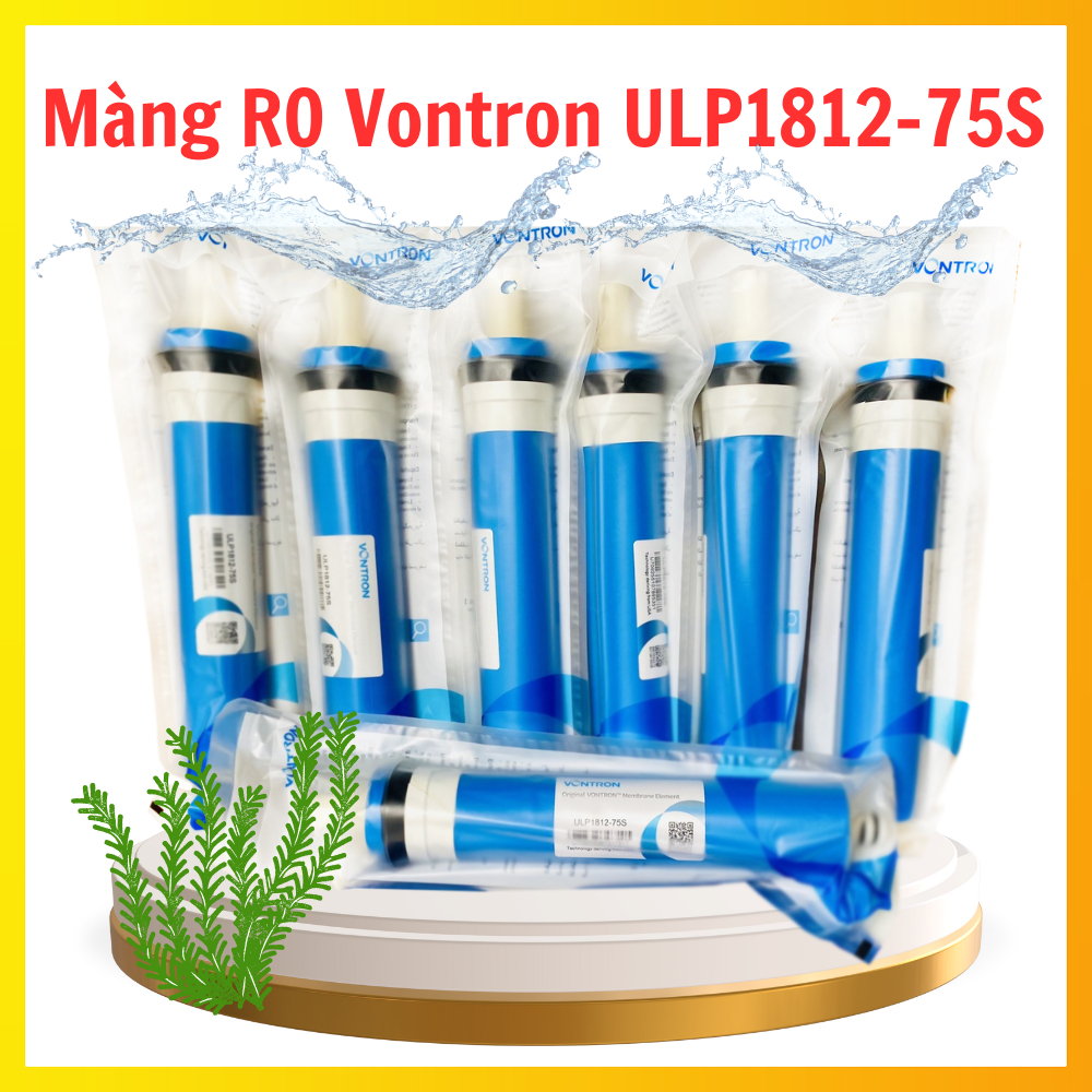 Lõi Lọc RO Vontron ULP1812-75S, Dùng Được Cho Tất Cả Máy Lọc Nước Gia Đình, Bảo Hành 12 Tháng