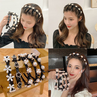 🌻cài tóc hàn quốc đính kết ngọc, bờm tóc tạo độ phồng hottrend 🌻