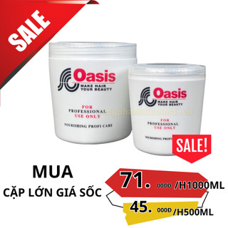 Kem Hấp ủ xả tóc oasis loại 1 Boya 1000ml