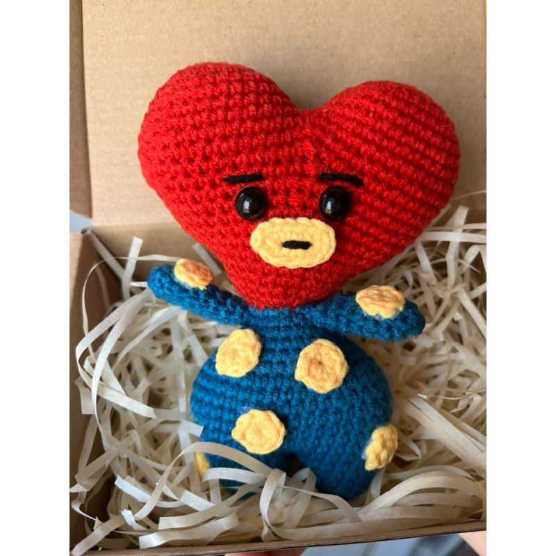 Móc khoá Tata BTS len móc 🧶🧶
