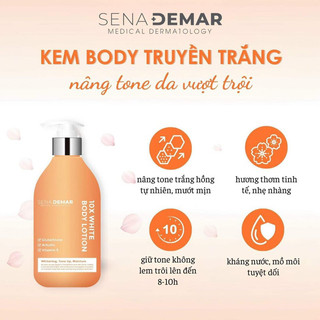 (Tặng 1 nạ) Body senademar dưỡng trắng body cấp ẩm giúp da săn chắc giúp phục hồi dưỡng trắng da