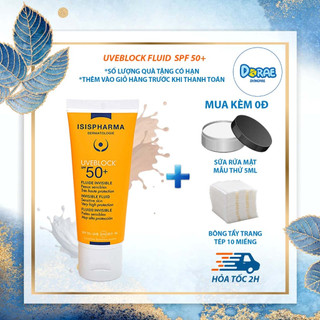 ✅[Hàng Auth_Giá Sỉ] Kem chống nắng dành cho da nhạy cảm ISIS Pharma Uveblock Spf50+ Fluid (40ml)
