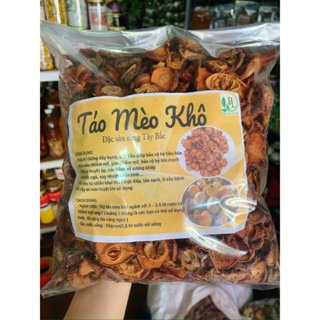 Táo mèo sấy khô Tây Bắc 1kg, táo mèo khô ngâm rượu loại 1 khô thơm chuẩn táo rừng. Quả Sơn tra, Sơn trà khô, thái lát