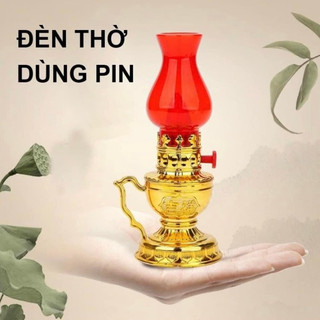 Đèn thờ dùng pin, đèn thờ vĩnh cửu trang nghiêm tôn kính cho ban thờ