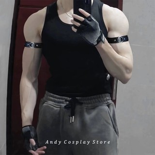 [CÓ SẴN] Harness choker/ dây đeo bắp tay da PU