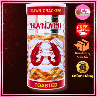 Bánh snack tôm thái lan hanami lon 110g