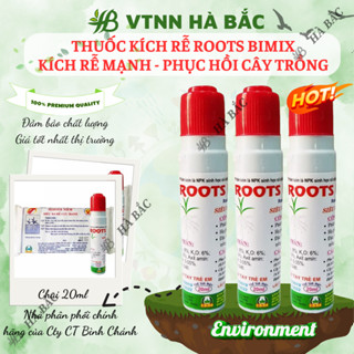  Thuốc kích rễ Bimix Super Root  20ml  Kích thích ra rễ cực mạnh kích thích cành chiết cành giâm cây ươm sớm ra rễ 