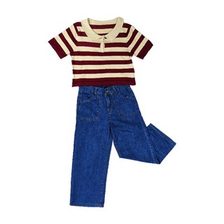 Set áo mongtoghi + quần jeans