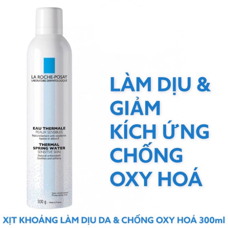 Xịt Khoáng LA ROCHE POSAY Thermal Spring Water làm sạch, dưỡng ẩm