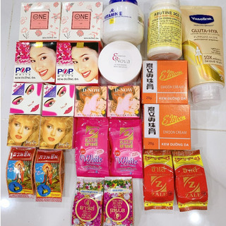 Combo dưỡng trắng hồng không tẩy 700g