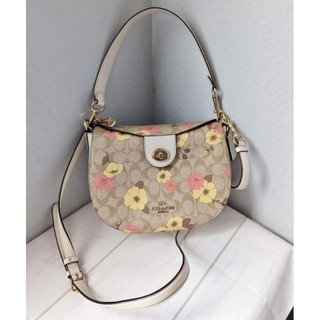Túi coach ella hobo phối hoa
